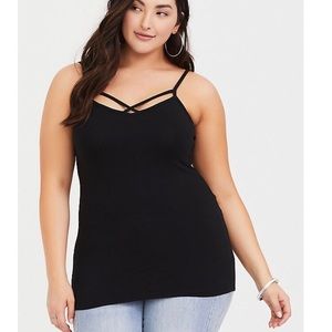 Torrid cross tank top